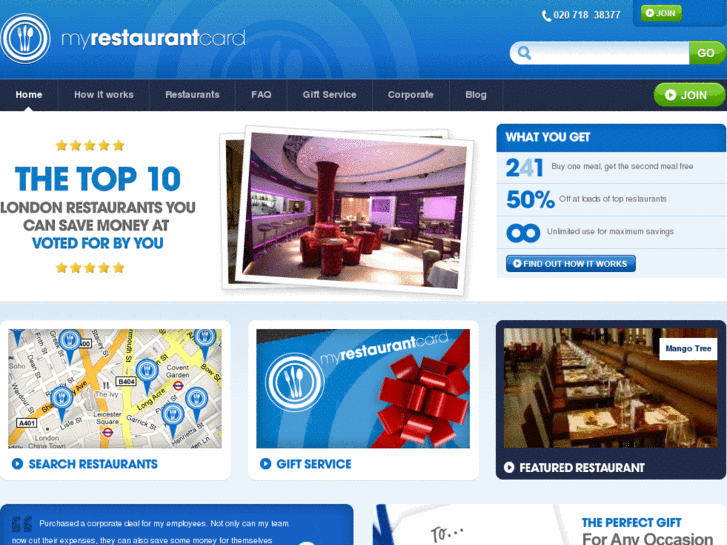 www.myrestaurantcard.com