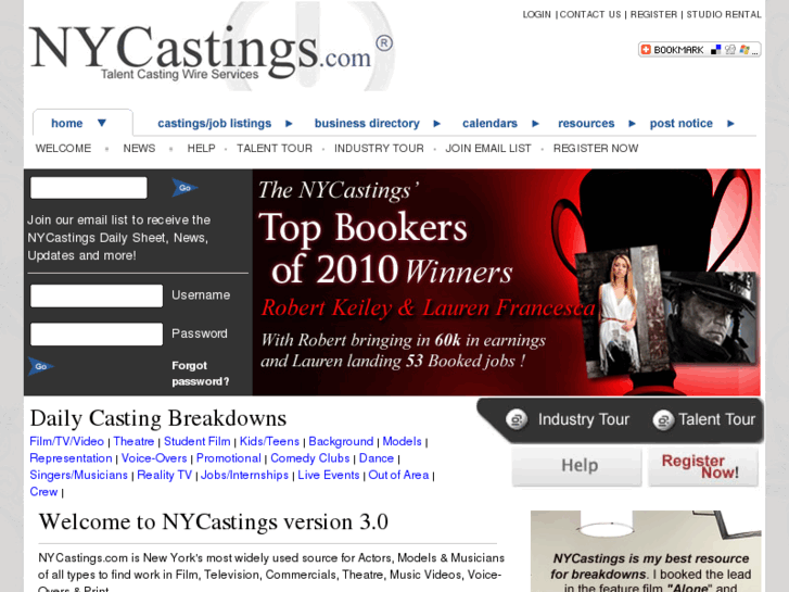 www.nycastings.com