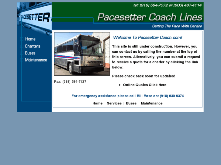 www.pacesettercoach.com