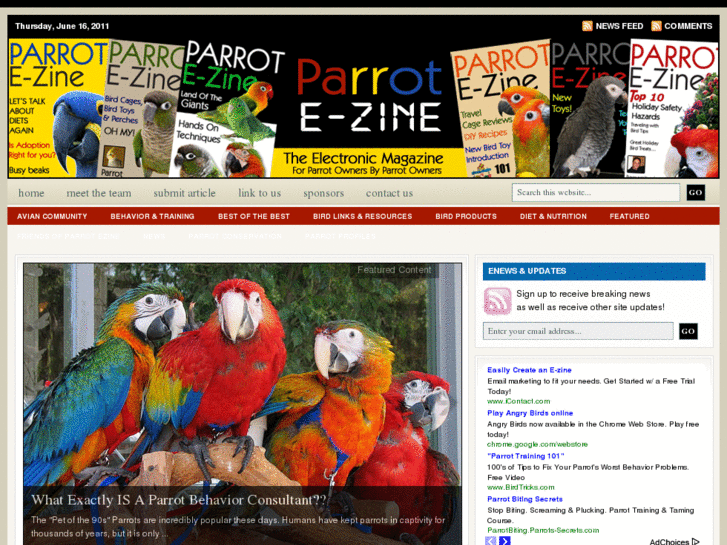 www.parrotezine.com