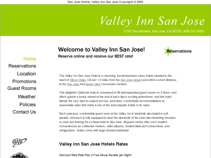 www.valleyinnsanjose.com