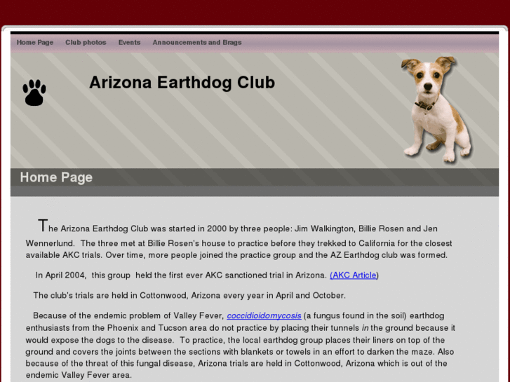 www.arizonaearthdogclub.com