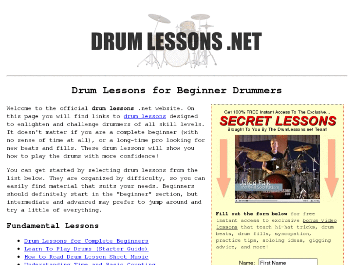 www.drumlessons.net
