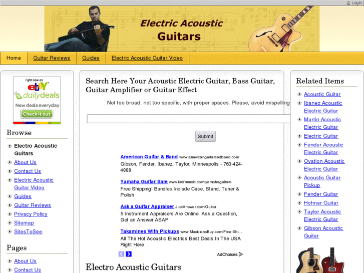 www.electricacousticguitars.info