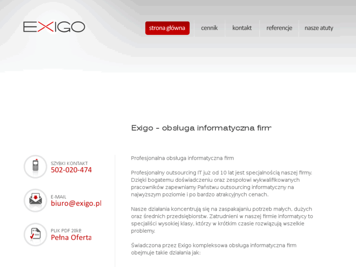 www.exigo.pl