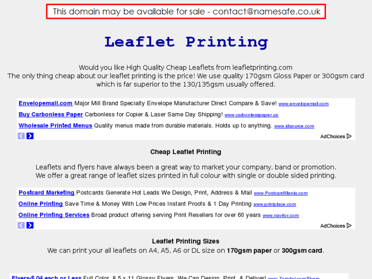 www.leafletprinting.com