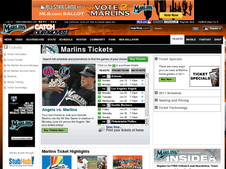 www.marlinstickets.com