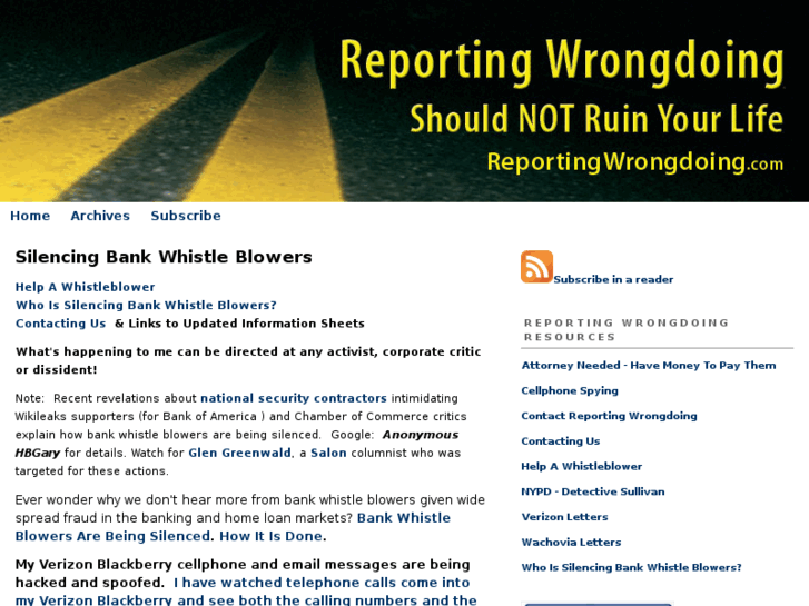 www.reportingwrongdoing.com
