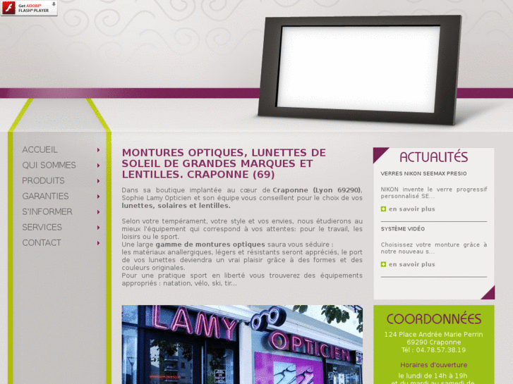 www.sophielamy-opticien.fr