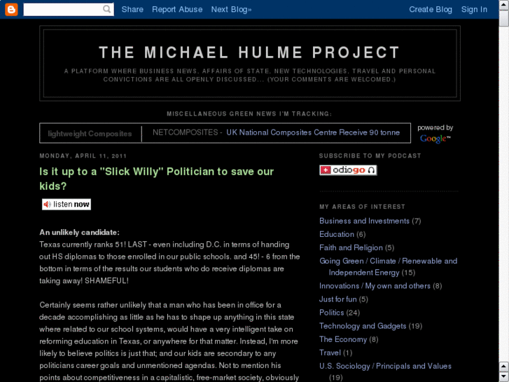 www.themichaelhulmeproject.com