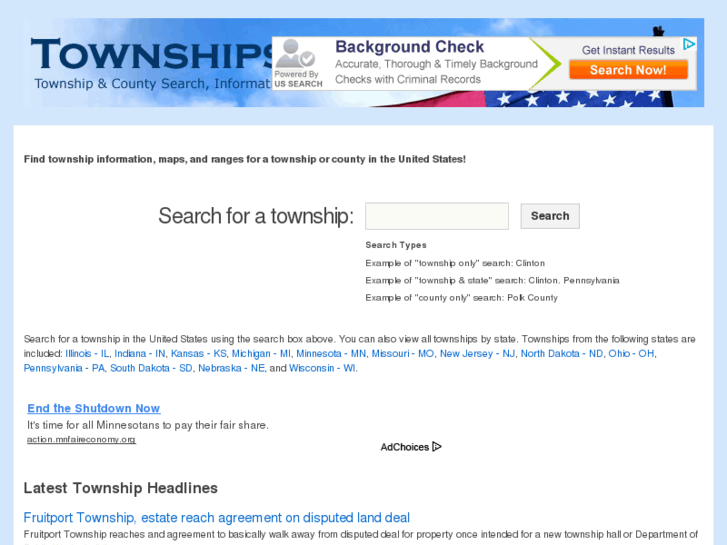 www.townships.co