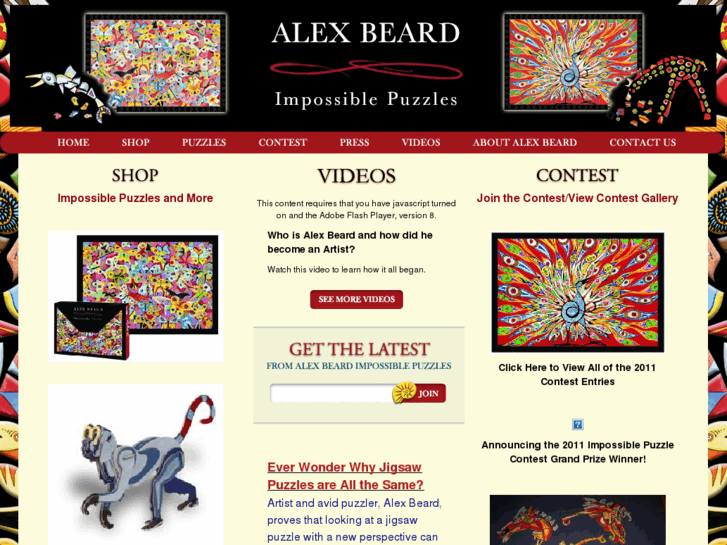 www.alexbeardimpossiblepuzzles.com