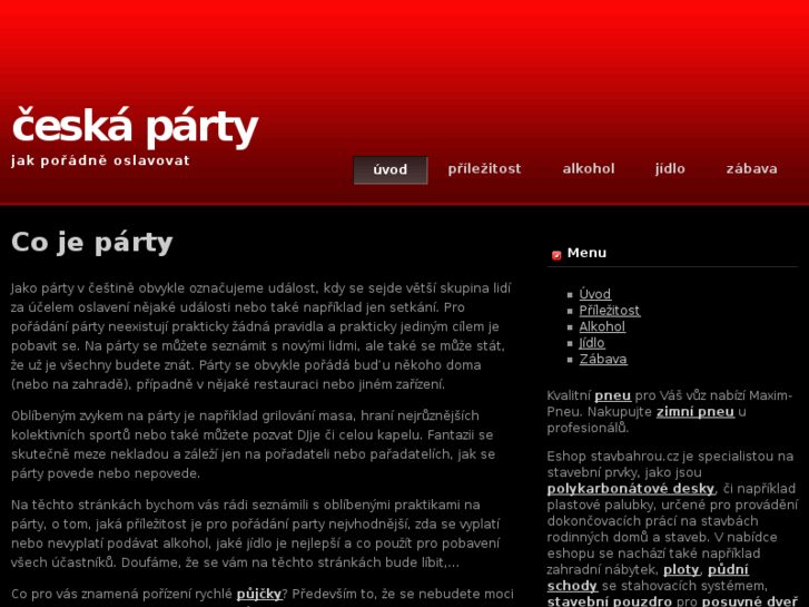 www.ceskeparty.cz