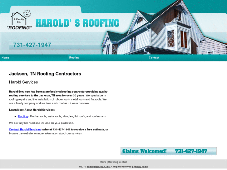 www.haroldsroofingjackson.com