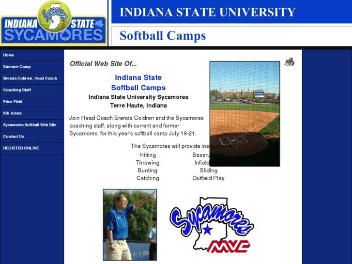 www.indianastatesoftballcamps.com