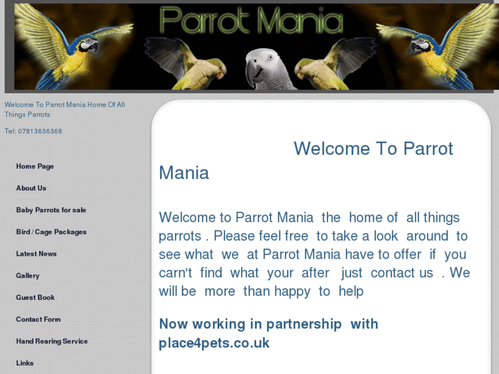 www.parrotmania.co.uk