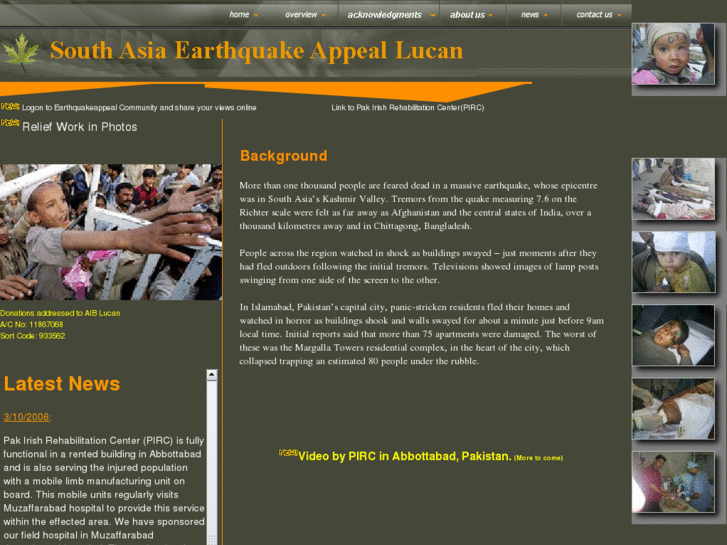 www.southasiaearthquakeappeallucan.com