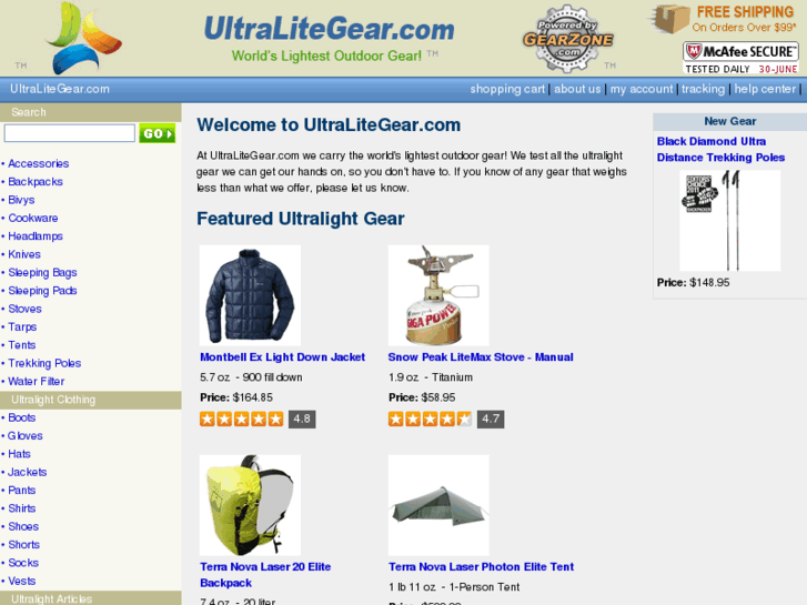 www.ultralitegear.com