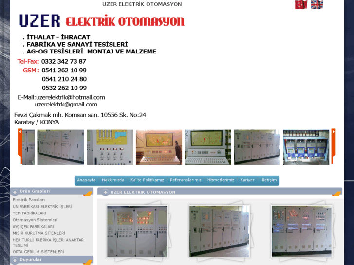 www.uzerelektrikotomasyon.com