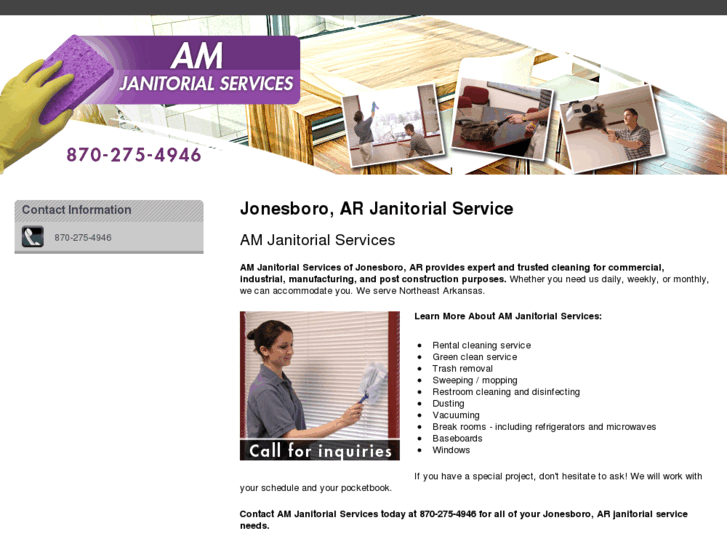 www.am-janitorialjonesboro.com