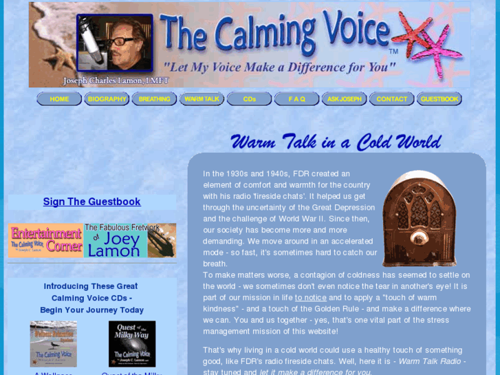 www.calmingvoicebyjoseph.com