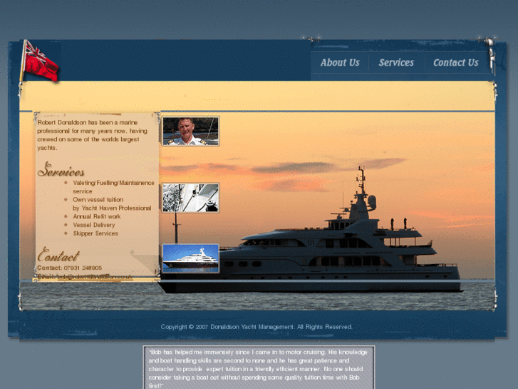 www.donaldsonmotoryachtmanagement.com