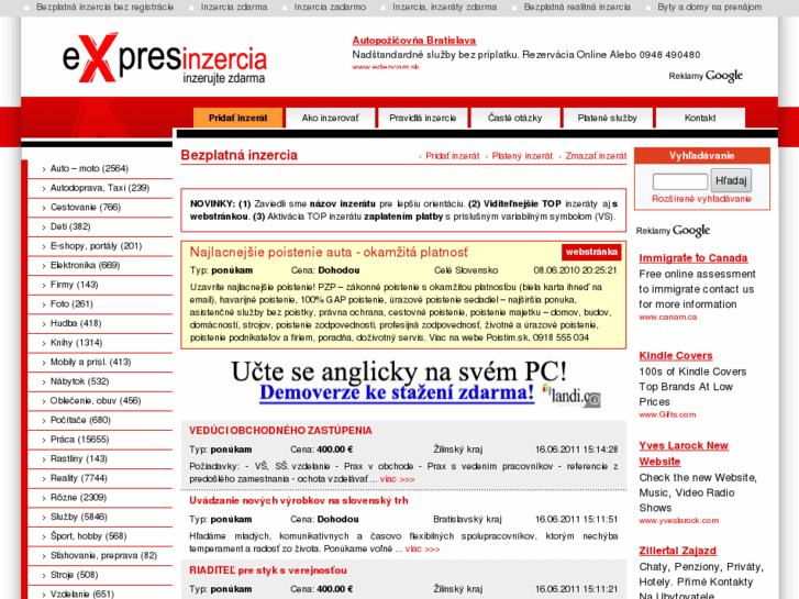 www.expresinzercia.sk