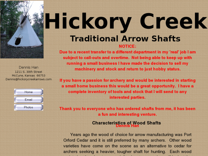 www.hickorycreekarrows.com