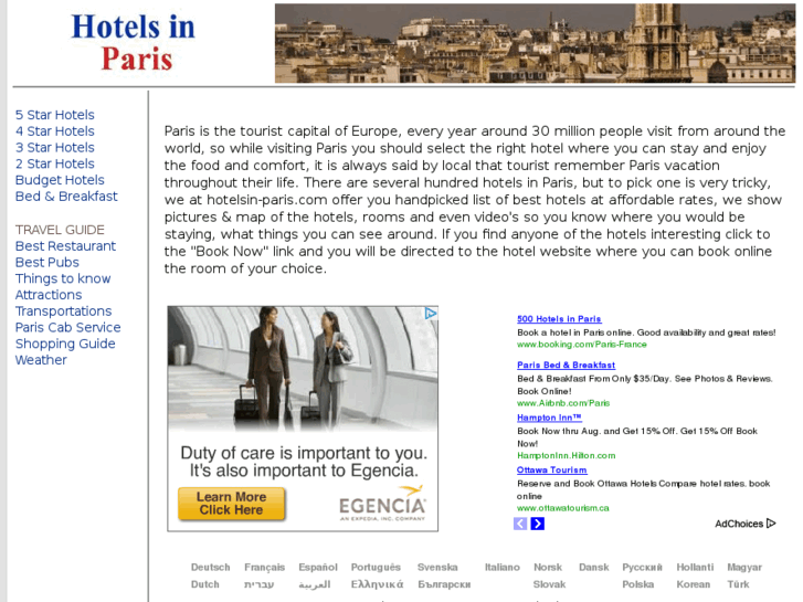 www.hotelsin-paris.com