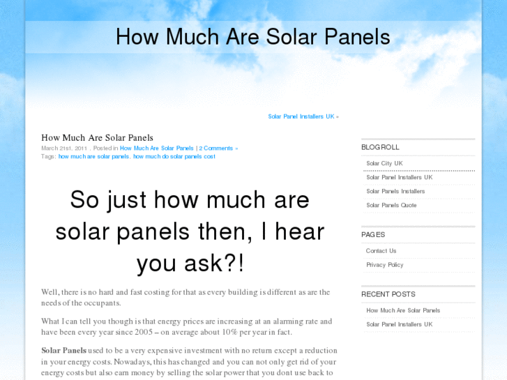 www.howmucharesolarpanels.org