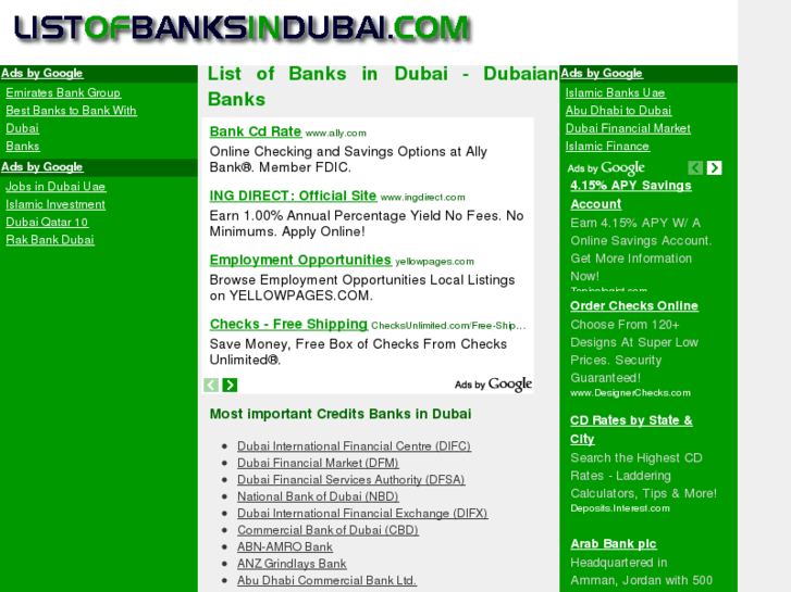 www.listofbanksindubai.com