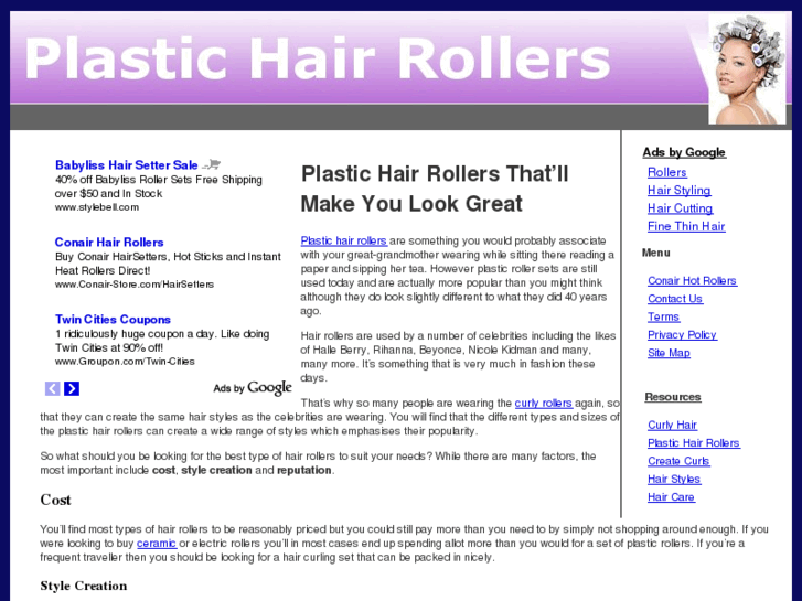 www.plastichairrollers.net