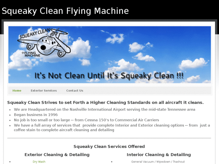 www.squeakycleanplane.com