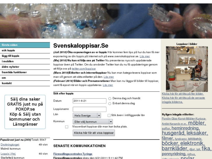 www.svenskaloppisar.se