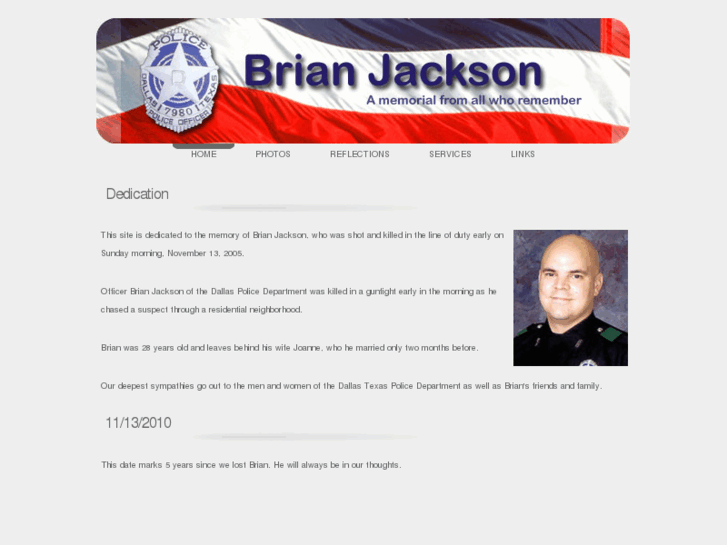 www.brianjacksonmemorial.com