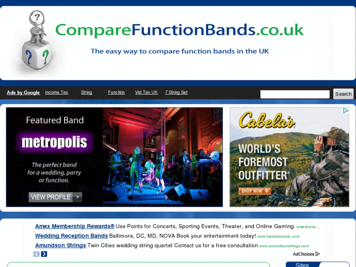 www.comparefunctionbands.co.uk