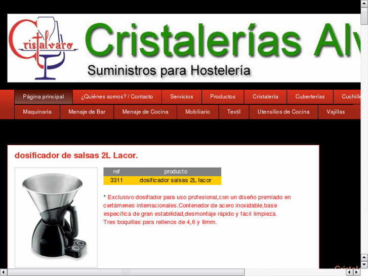 www.cristaleriasalvaro.com