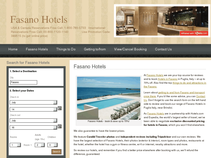 www.fasanohotels.com