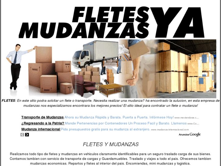 www.fletesmudanzasya.com.ar