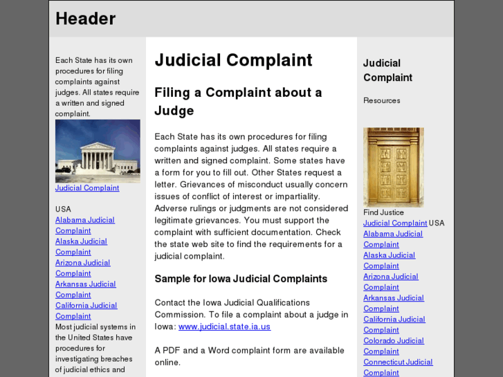 www.judicialcomplaint.com