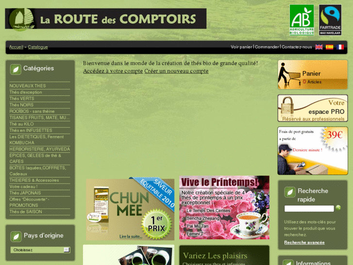 www.laroutedescomptoirs.com