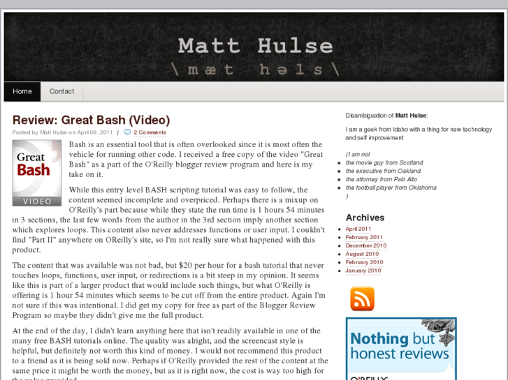 www.matt-hulse.com