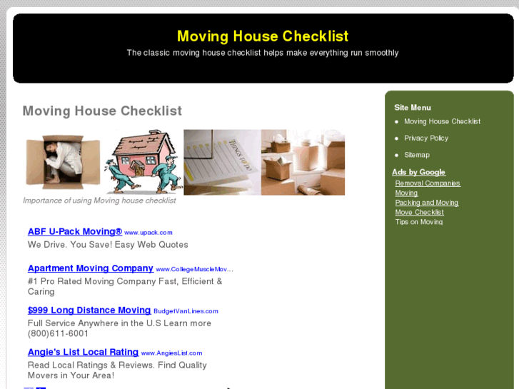 www.movinghousechecklist.net