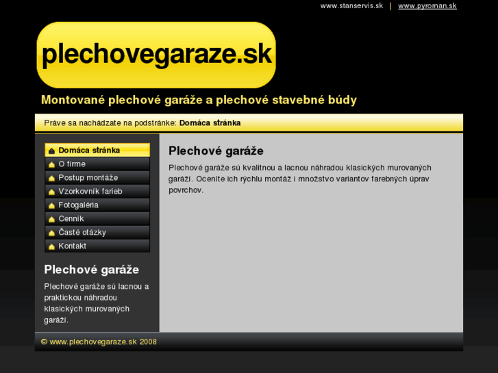 www.plechovegaraze.sk