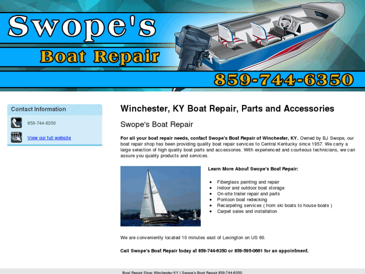 www.swopesboatrepair.net