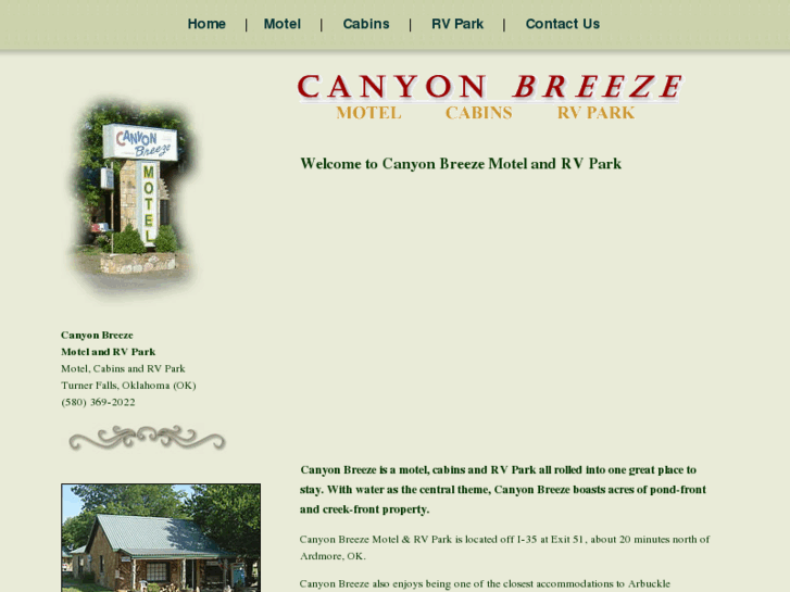 www.canyonbreezemotelrv.com