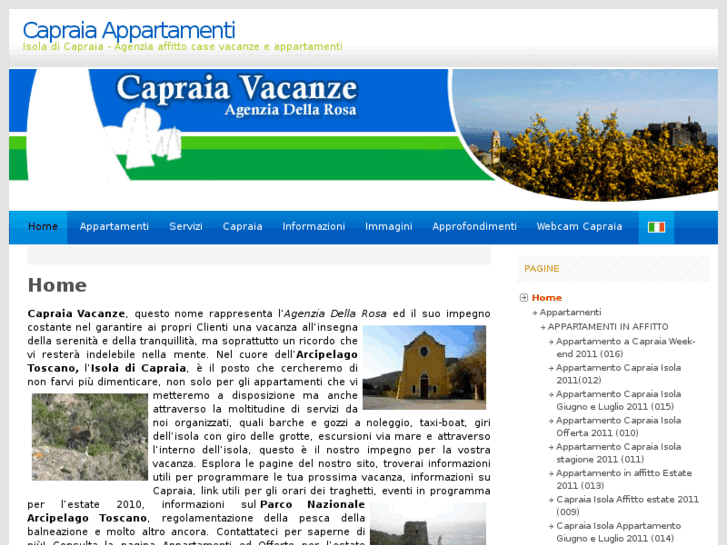 www.capraiavacanze.it