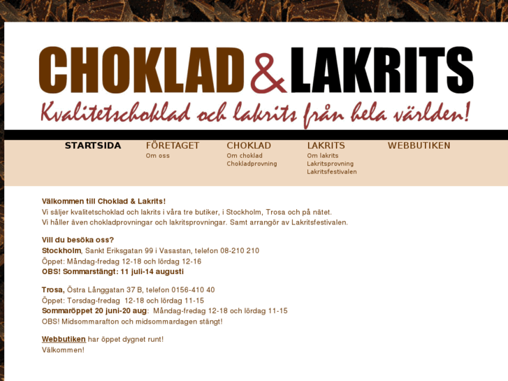 www.chokladbutiken.se