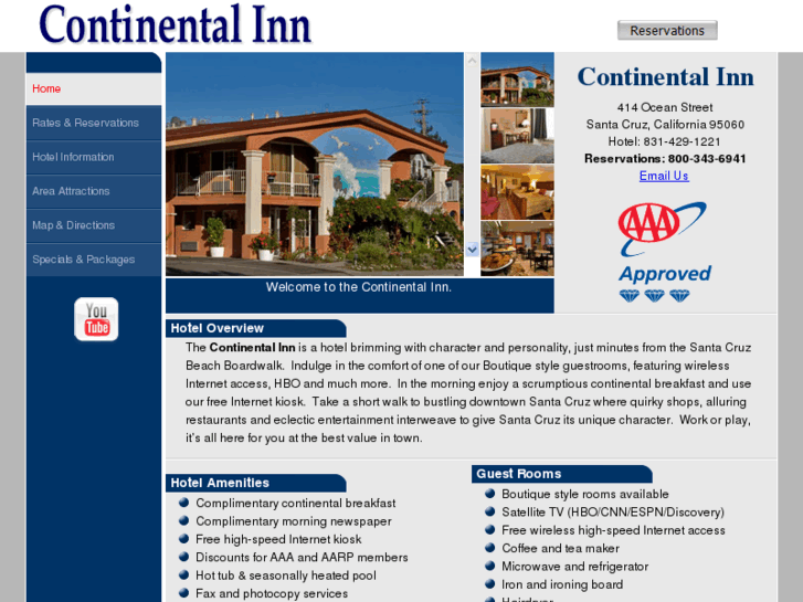 www.continentalinnsantacruz.com