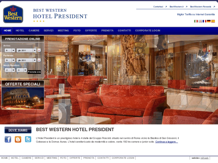 www.hotelpresidentrome.com